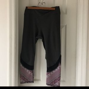 Gaiam mesh yoga pants